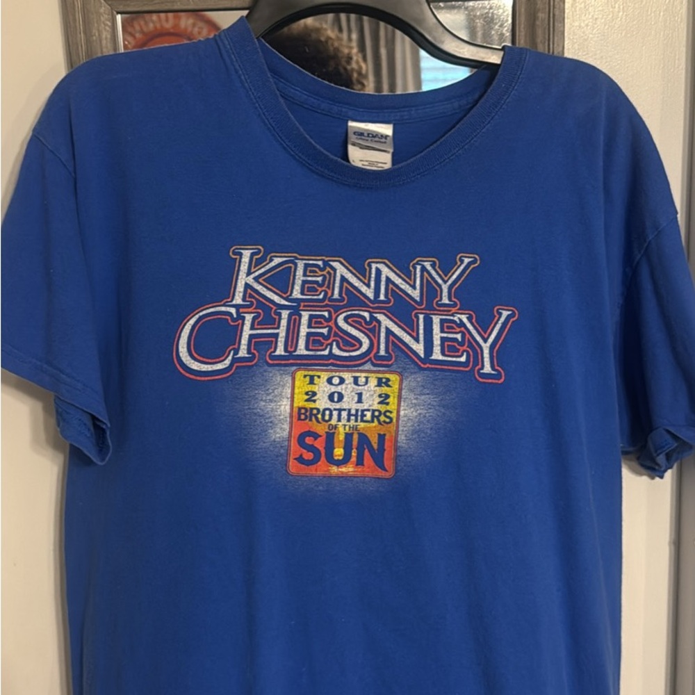 Gildan Royal Blue Kenny Chesney Tour 2012 Brothers of the Sun T-Shirt